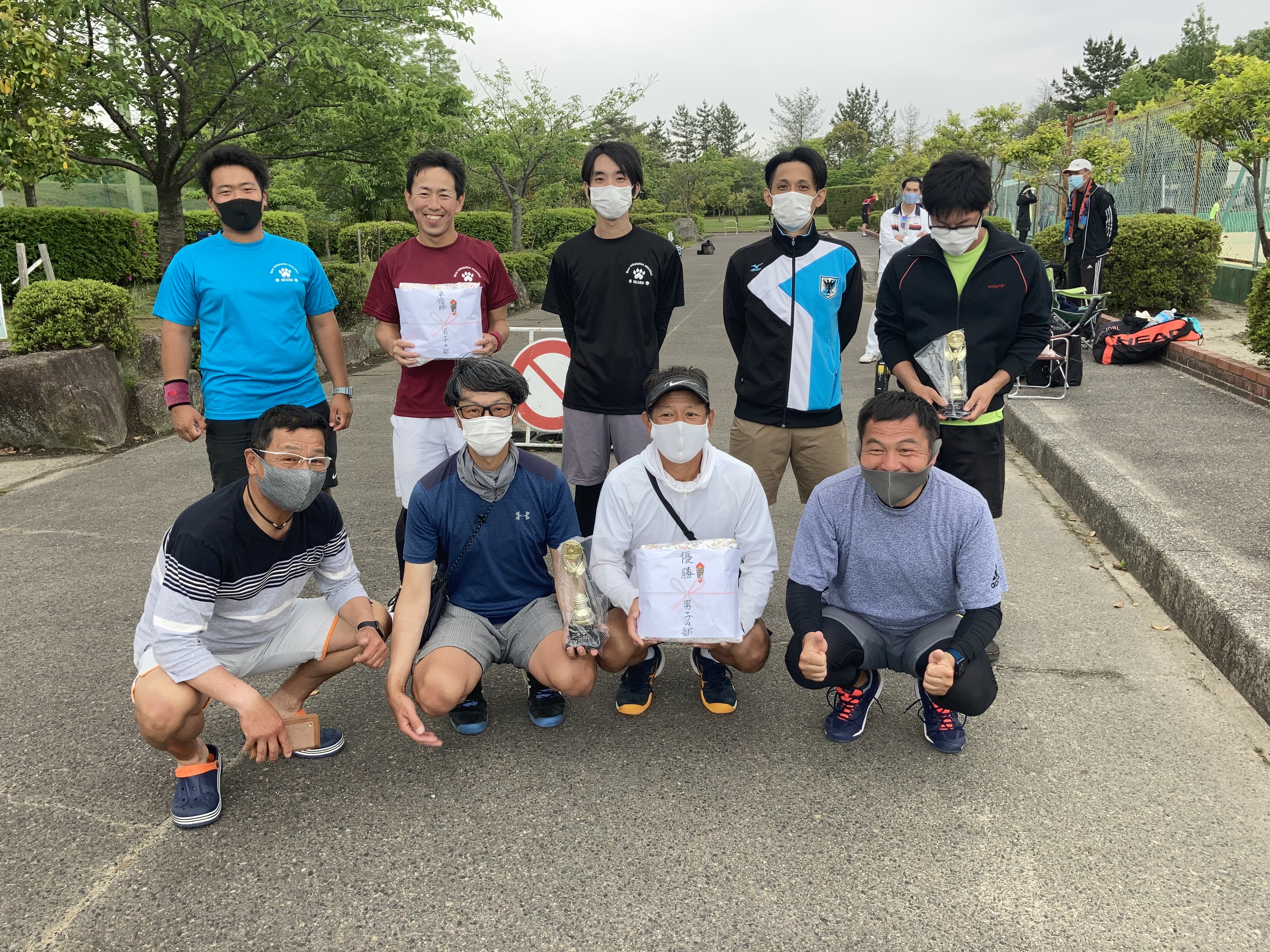 男子本戦1位2位